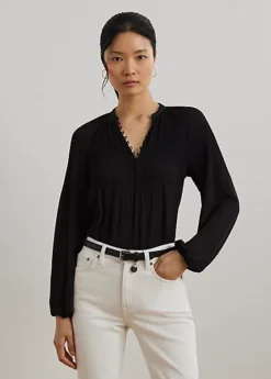 Blouse Plissée En Georgette