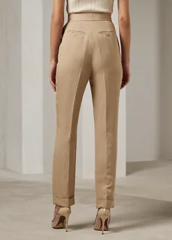 Pantalon Evanne En Lin Mélangé -Pas Cher T-Shirts Hauts Magasin s7 1499818 alternate3