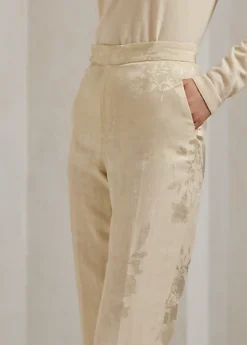 Pantalon Seth En Jacquard Fleuri -Pas Cher T-Shirts Hauts Magasin s7 1499835 alternate4