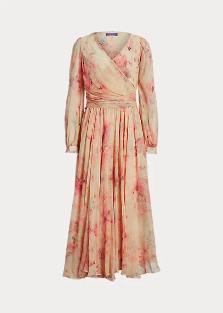 Robe Skielar Mousseline Froissée Fleurie 2 Robe Skielar Mousseline Froissée Fleurie – Image 2