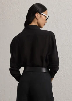 Chemise Capri Décontractée Voile De Lin -Pas Cher T-Shirts Hauts Magasin s7 1499884 alternate3