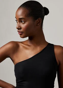 Haut Asymétrique En Interlock Stretch -Pas Cher T-Shirts Hauts Magasin s7 1499891 alternate4