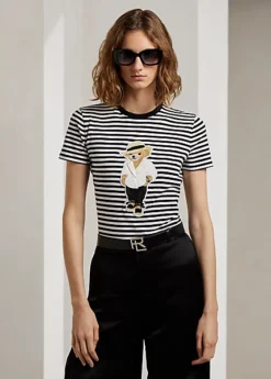 T-shirt Polo Bear Lin En Coton