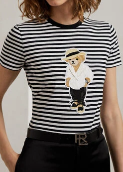 T-shirt Polo Bear Lin En Coton -Pas Cher T-Shirts Hauts Magasin s7 1500223 alternate4