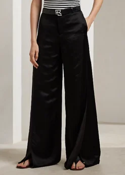 Pantalon Leora En Lin Mélangé -Pas Cher T-Shirts Hauts Magasin s7 1500233 alternate1