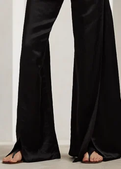 Pantalon Leora En Lin Mélangé -Pas Cher T-Shirts Hauts Magasin s7 1500233 alternate4