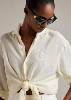 Chemise Cagney En Voile De Lin -Pas Cher T-Shirts Hauts Magasin s7 1500239 alternate4