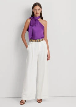 Chemisier Lavallière Dos Nu En Charmeuse 7 Chemisier Lavallière Dos Nu En Charmeuse -Pas Cher T-Shirts Hauts Magasin s7 1500452 alternate1