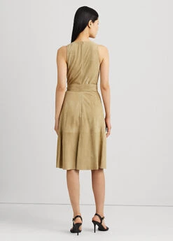 Robe Sans Manches Ceinturée En Daim -Pas Cher T-Shirts Hauts Magasin s7 1500456 alternate3