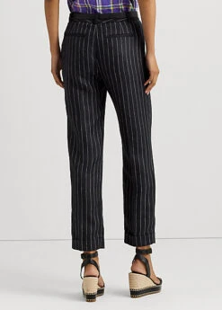 Pantalon 7/8 à Pinces En Lin Milleraies 8 Pantalon 7/8 à Pinces En Lin Milleraies -Pas Cher T-Shirts Hauts Magasin s7 1500483 alternate3