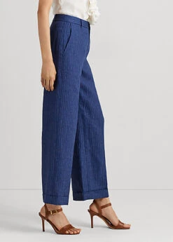 Pantalon 7/8 Jambe Large Lin Milleraies -Pas Cher T-Shirts Hauts Magasin s7 1500492 alternate2