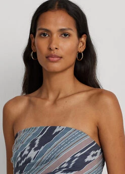 Chemisier Sans Bretelles Rayures Géo -Pas Cher T-Shirts Hauts Magasin s7 1500498 alternate4