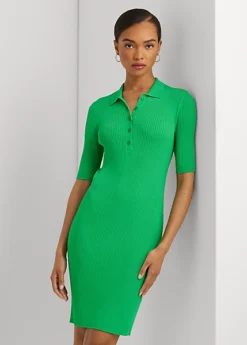 Robe-pull Polo Côtelée 8 Robe-pull Polo Côtelée -Pas Cher T-Shirts Hauts Magasin s7 1500513 alternate1