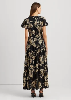 Maxi Robe Gitane Fleurie Voile De Coton -Pas Cher T-Shirts Hauts Magasin s7 1500547 alternate3