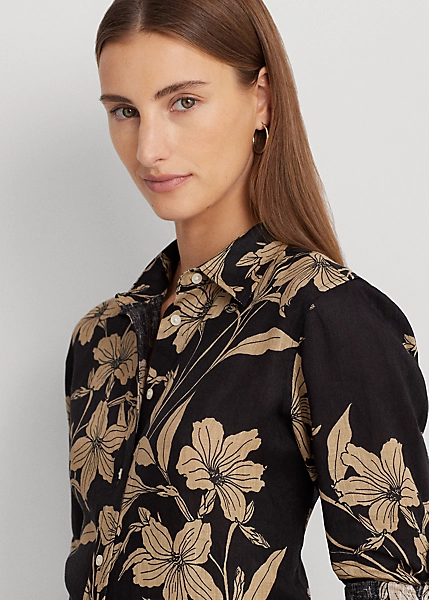 Haut Fleuri En Lin 5 Haut Fleuri En Lin – Image 5