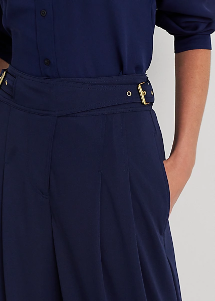 Pantalon Large à Pinces Jersey Stretch 5 Pantalon Large à Pinces Jersey Stretch – Image 5