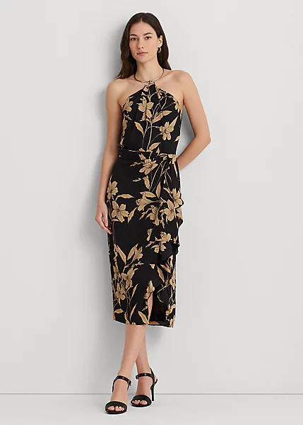 Robe Dos Nu Fleurie En Georgette 1 Robe Dos Nu Fleurie En Georgette