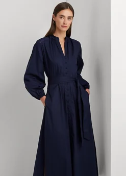 Robe-chemise Ceinturée Coton Et Dentelle 8 Robe-chemise Ceinturée Coton Et Dentelle -Pas Cher T-Shirts Hauts Magasin s7 1500659 alternate1