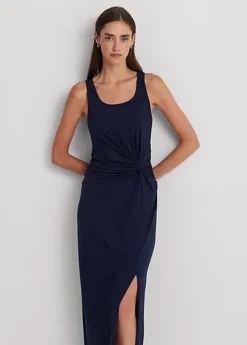 Robe Sans Manches Torsadée En Jersey