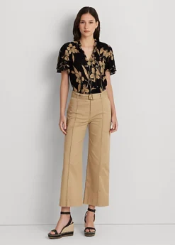 Haut Lavallière Fleuri En Jersey De Lin 7 Haut Lavallière Fleuri En Jersey De Lin -Pas Cher T-Shirts Hauts Magasin s7 1500734 alternate1