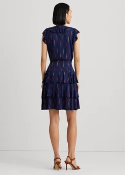 Robe En Jersey à Volants Et Motif 8 Robe En Jersey à Volants Et Motif -Pas Cher T-Shirts Hauts Magasin s7 1500739 alternate3