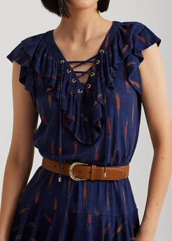 Robe En Jersey à Volants Et Motif 9 Robe En Jersey à Volants Et Motif -Pas Cher T-Shirts Hauts Magasin s7 1500739 alternate4