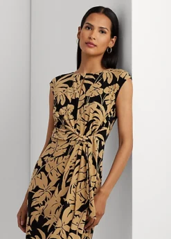 Robe Nouée à Motif Palmes En Jersey -Pas Cher T-Shirts Hauts Magasin s7 1500756 alternate1