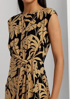 Robe Nouée à Motif Palmes En Jersey -Pas Cher T-Shirts Hauts Magasin s7 1500756 alternate4