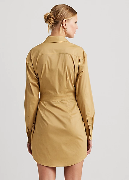 Robe-chemise Portefeuille Coton Stretch 4 Robe-chemise Portefeuille Coton Stretch – Image 4