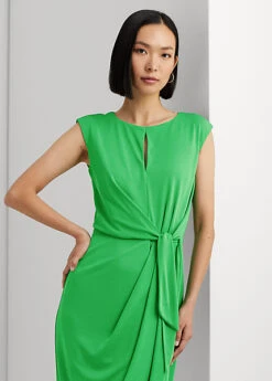 Robe En Jersey Stretch Nouée Devant -Pas Cher T-Shirts Hauts Magasin s7 1502752 alternate1