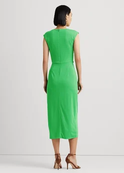 Robe En Jersey Stretch Nouée Devant -Pas Cher T-Shirts Hauts Magasin s7 1502752 alternate3