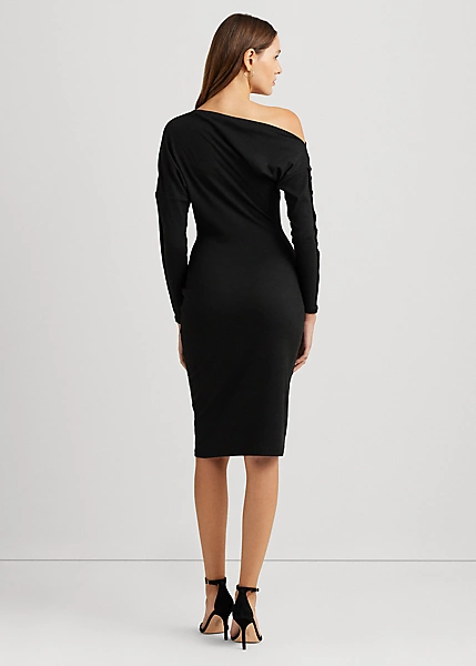 Robe Aux épaules Dégagées Avec Boutons 4 Robe Aux épaules Dégagées Avec Boutons – Image 4