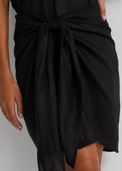 Robe-chemise à Plastron Lacé En Lin 9 Robe-chemise à Plastron Lacé En Lin -Pas Cher T-Shirts Hauts Magasin s7 1502757 alternate4