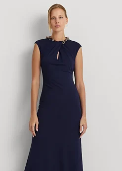 Robe En Jersey Stretch Avec Chaîne -Pas Cher T-Shirts Hauts Magasin s7 1502769 alternate1