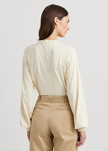 Haut Lavallière Brodé En Jersey 4 Haut Lavallière Brodé En Jersey – Image 4