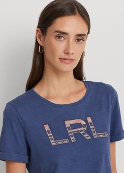 T-shirt Logo En Jersey De Coton -Pas Cher T-Shirts Hauts Magasin s7 1502818 alternate4