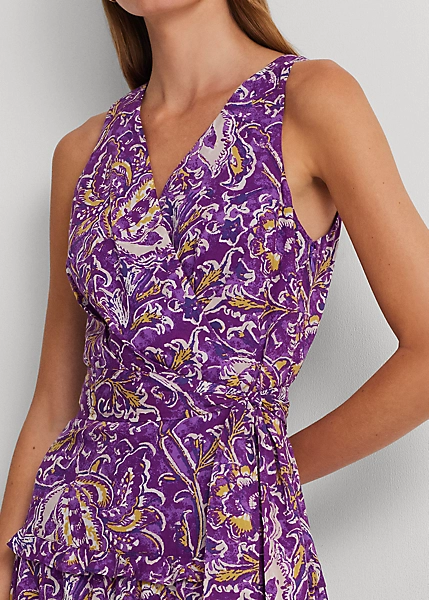 Robe Sans Manches à Motif Voile De Coton 5 Robe Sans Manches à Motif Voile De Coton – Image 5