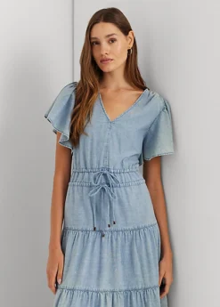 Maxi Robe Gitane En Chambray -Pas Cher T-Shirts Hauts Magasin s7 1502859 alternate1