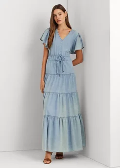 Maxi Robe Gitane En Chambray
