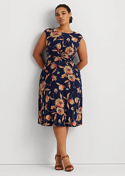 Robe Sans Manches à Boucle En Georgette 1 Robe Sans Manches à Boucle En Georgette