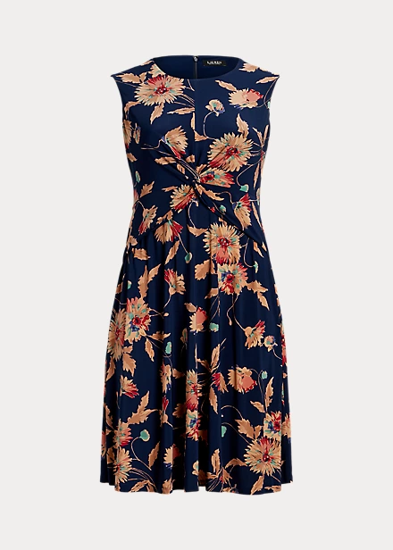 Robe Sans Manches à Boucle En Georgette 2 Robe Sans Manches à Boucle En Georgette – Image 2