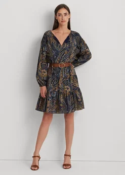 Robe Gitane Motif Cachemire Voile Coton